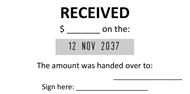 Sample imprint