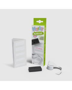 Custom textile stamp refill kit