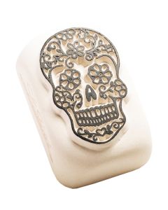LaDot temporary sugar skull tattoo