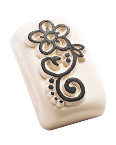 LaDot temporary curly flower tattoo