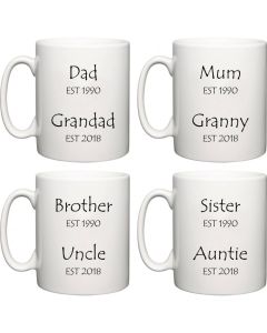 Personalised Relation Est Mug