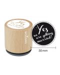 Woodies Rubber Stamp - Yes we are getting married