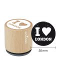Woodies Rubber Stamp - I Love London