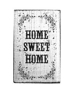 Vintage home sweet home stamp - top view