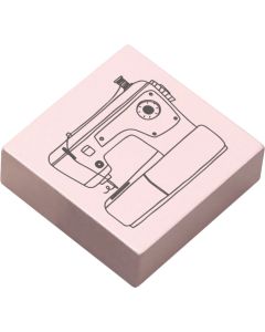 May and Berry rubber stamp - sewing machine - side view