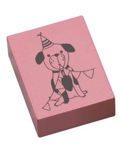 May and Berry rubber stamp - party dog