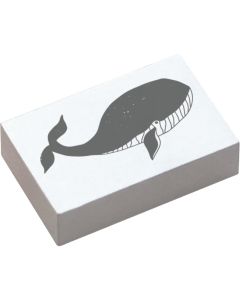 May and Berry rubber stamp - whale