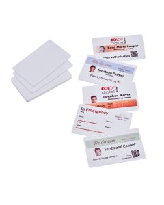 Blank and printed COLOP e-mark PVC cards