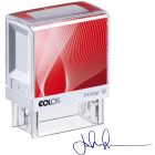 Mini Handwriting/Signature Stamp with signature sample imprint