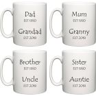 Personalised Relation Est Mug
