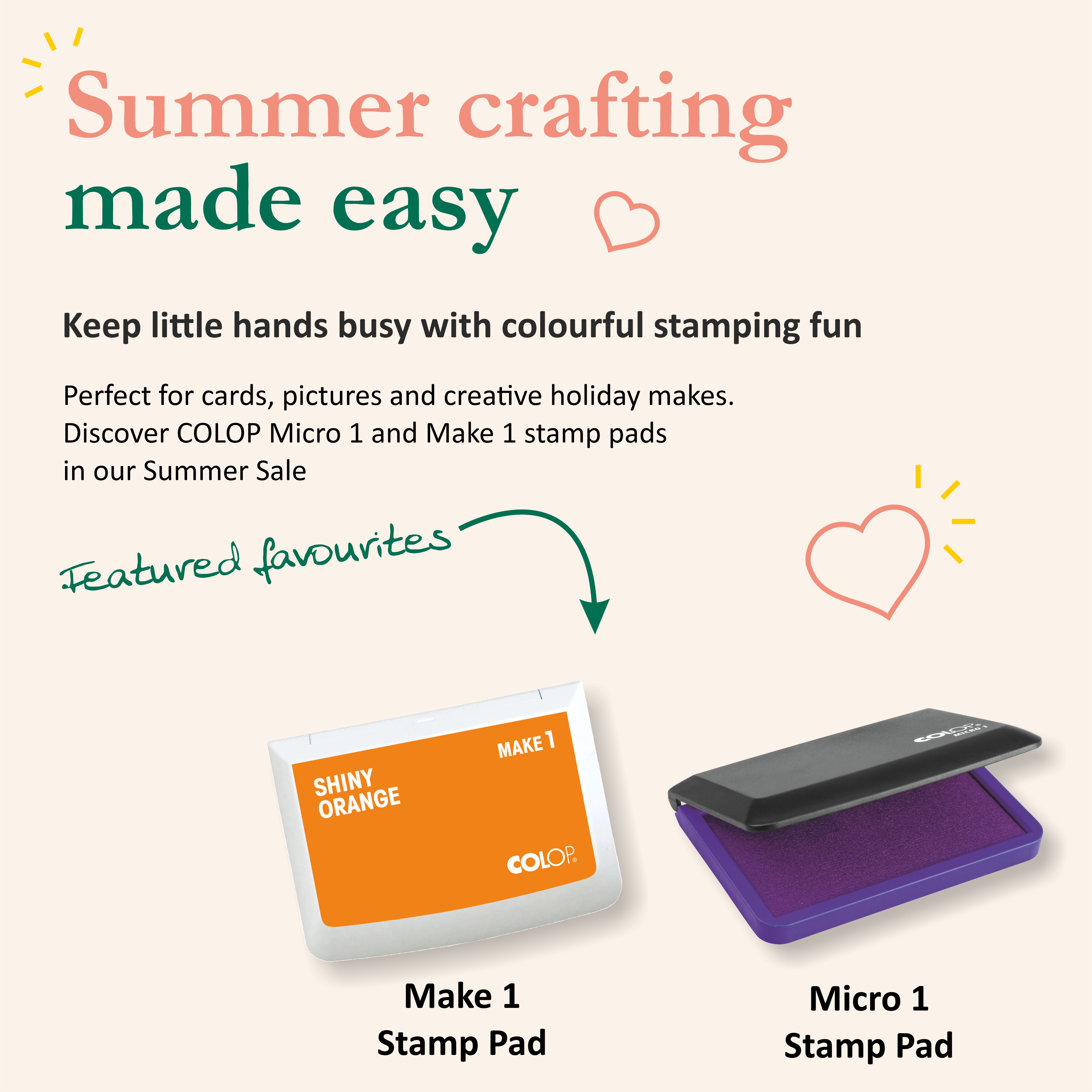 COLOP Micro 1 and Make 1 stamp pad sale