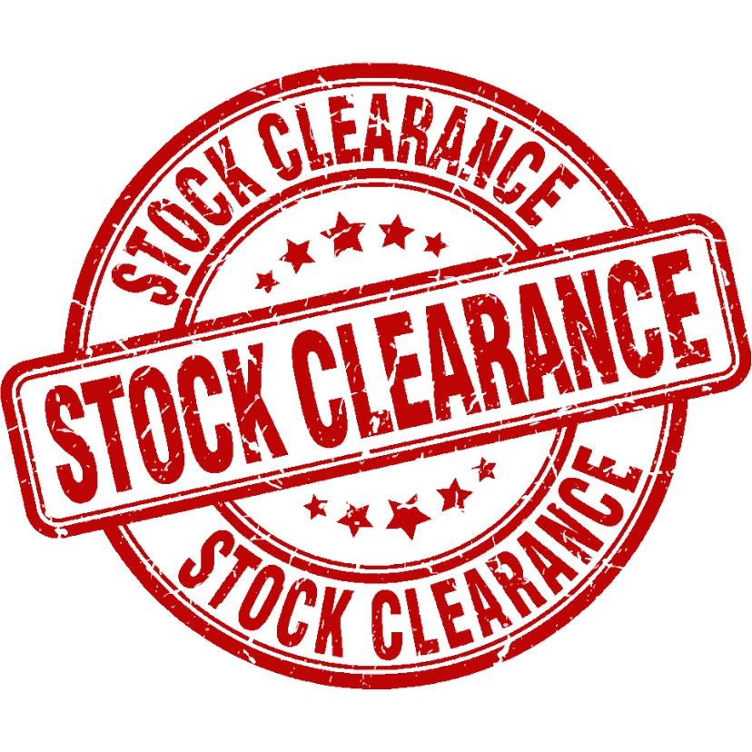 Rubber stamp sale - stock clearance