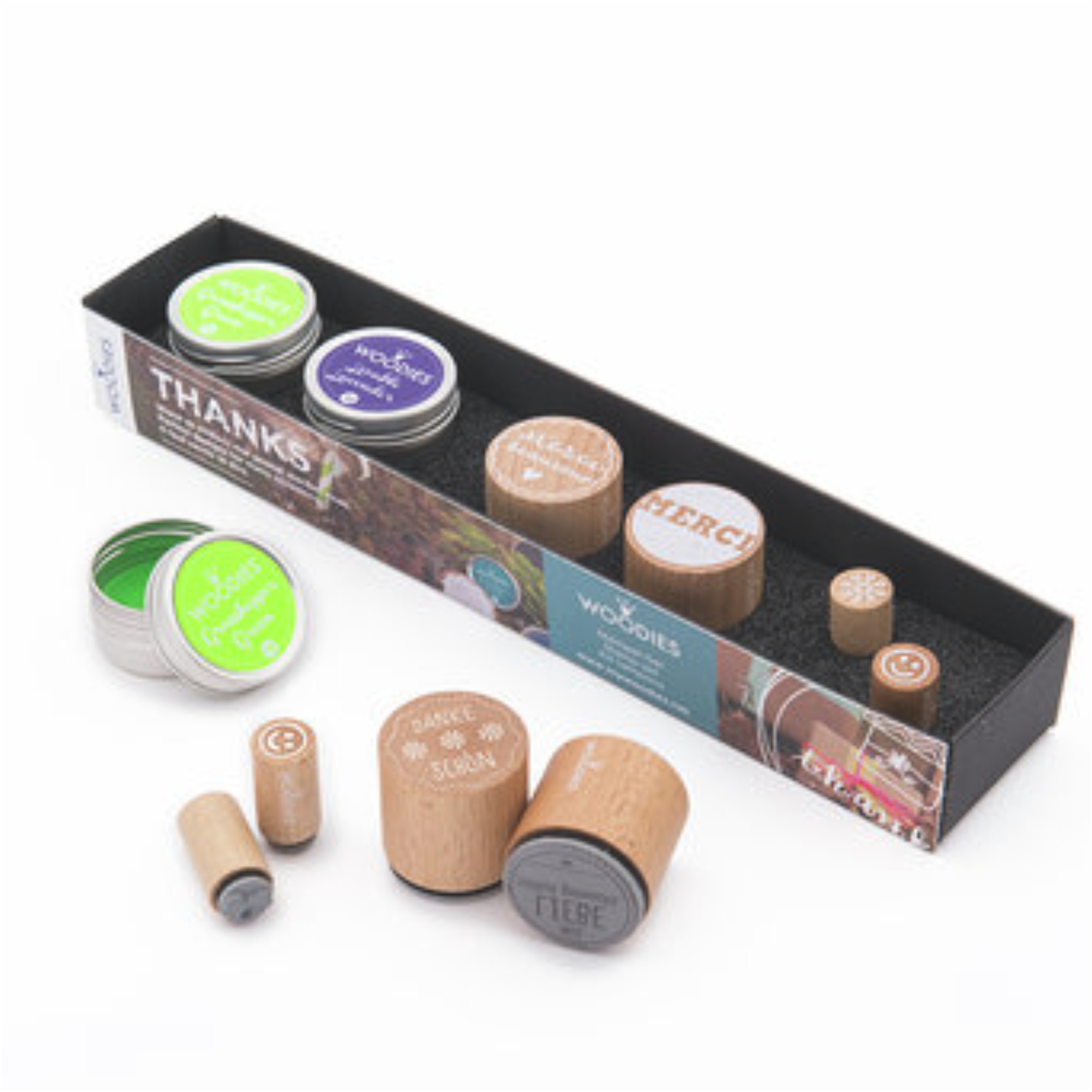 Woodies stamp gift sets